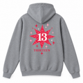 Sudadera Estrella 13 Gris – THIRTEEN