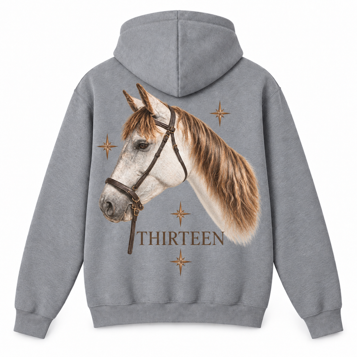 Sudadera Caballo Gris – THIRTEEN