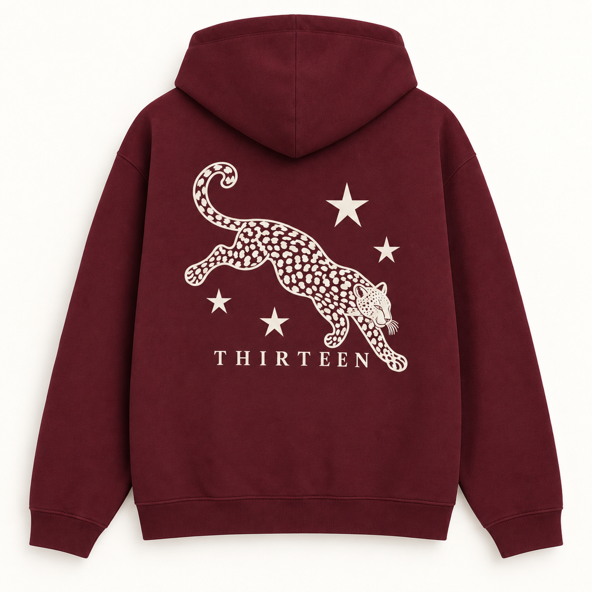 Sudadera Thirteen Jaguar Vino